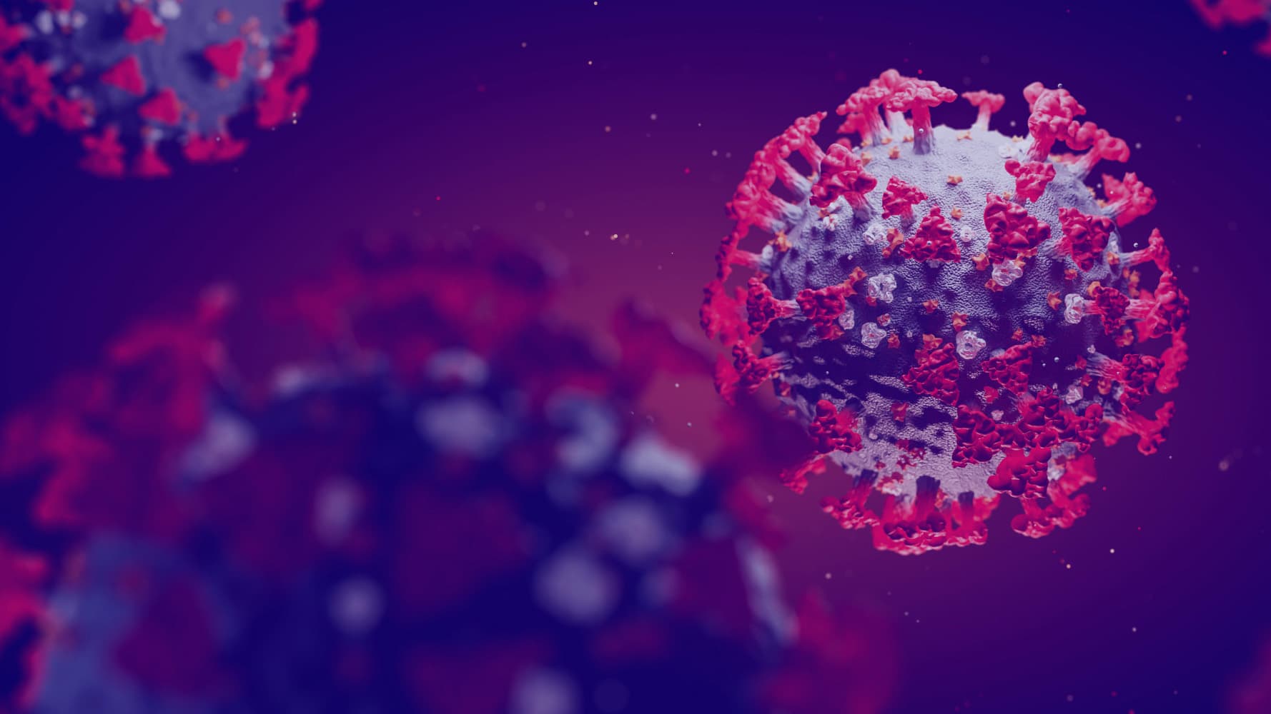 3d representation of COVID-19 virus